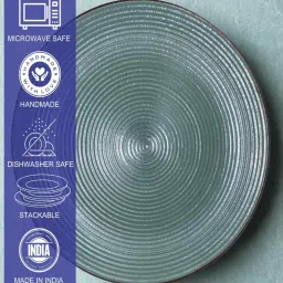 freakway (Set of 6) Modern Farmhouse 7.3 Inch Side Plate (Saga Green) image 4