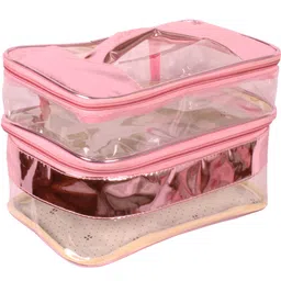 Women Pink Cosmetic Bag-image-10