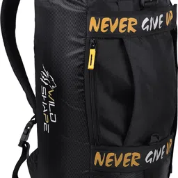 wild shape 40 L Gym Duffel Bag - Hybrid Edition - Black, Yellow image 1