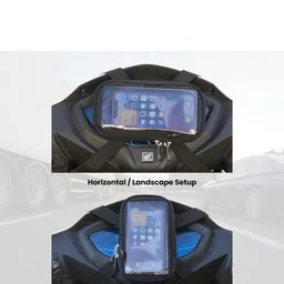 disu enterprises Disu Mobile Holder Pouch Bag for Scooty Activa Jupiter Ola All Scooter 7 Inch Bike Mobile Holder image 3