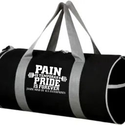 k.s enterprises 20 L Gym Duffel Bag - premium quality sports bag with separate shoe compartment water resistant - Black-picture-43