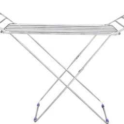 unizone Steel Floor Cloth Dryer Stand Foldable Medium Square Pipes Palang-picture-21