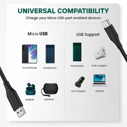 ElctroTech Micro USB Cable 2.4 A 1 m Elctro-05 image 5