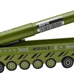 womaniyaa Launcher Truck Design Pen Stand with Matching Ball Pen|Unique Gift for Men Ball Pen image 2