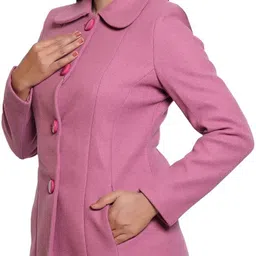comfy sparrow WOOL BLEND Coat For Women image 4