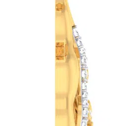avsar AVP810YB 14kt Cubic Zirconia Yellow Gold Pendant image 4