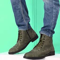 killer Men's Casual Outdoor High Top Lace Up Boots, Comfortable Hiking and Trekking Boots For Men-picture-22