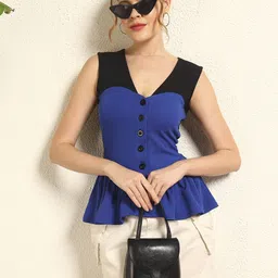 tandul Colorblock Women Waistcoat image 4