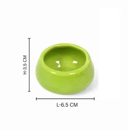 voidrop (Set of 6) Green Ceramic Mini Dip Bowl image 2