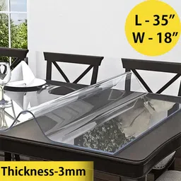 ayudev home furnishing PVC 4 Seater Solid Table Cover-picture-16