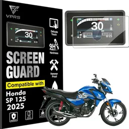 Edge‑To‑Edge Screen Guard for 2025 New Honda SP125 Bike – (Not Tempered Glass) Bike Display Screen Guard-image-0