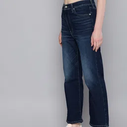 levi's Women Boot-Leg High Rise Blue Jeans image 2