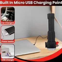 vangzila Rechargeable powerful LED high power 3W flashlight torch Torch image 4