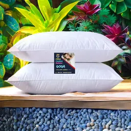 tecsun Cotton Sleeping Pillow Pack of 3 Solid LUXURY image 2