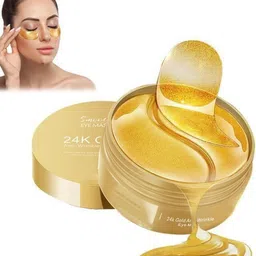 simestich Eye Patches for Dark Circles with 24k Gold | Anti Wrinkle Eye Serum Patch-picture-14