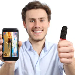 haven's treasure PUBG_GAMING_SLEEVE Breathable, Four Finger Gloves Finger Sleeve (Pack of 4) Finger Sleeve image 5