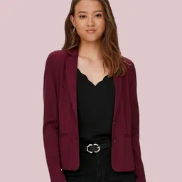 rocksy Women Solid Single Breasted Casual Blazer-picture-17