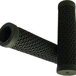 smoky gear Bicycle Handlebar Grips 1 Pair (Black,12cm) | Non-Slip Rubber Bicycle Handle Grip image 2