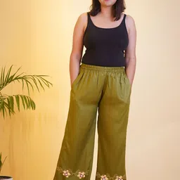 LetsDressUp Women Floral Printed Straight Palazzos-picture-31
