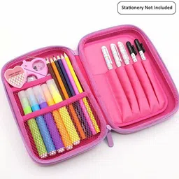 yassva group aaseflex 1 3D EVA, With Umbrella Pen Pouch Unicorn Art Canvas Pencil Box Art EVA Pencil Box image 2