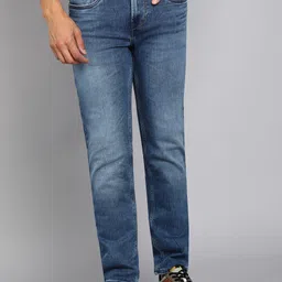 killer Men Slim Mid Rise Blue Jeans image 1