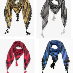 namal Printed Cotton Blend Men Multicolor Fancy Scarf, Scarf, Bluetooth Scarf, Stole-picture-28