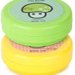 homieca (Pack of 2) Kids Magic Expandable Cup Set – Portable Folding Drinking Cups Glass Set Water/Juice Glass image 2