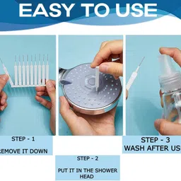 svulint 10 Pcs Shower Head Cleaning Brush, Anti Clogging Nozzle Shower Hole Cleaning Handheld image 4