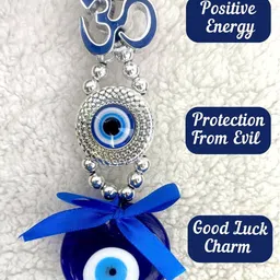 Evil Eye Hanging for Home Protection Decorative Polyester Windchime-image-0