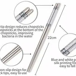 wiibross Eating, Training Steel Chinese, Japanese, Korean Chopstick image 2