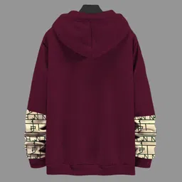 myeonn Men Full Sleeve Printed Hooded Sweatshirt image 2