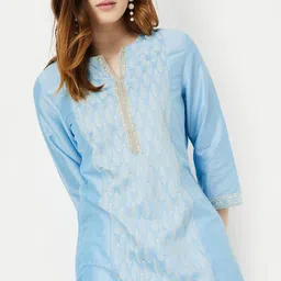 max Women Printed Polyester Straight Kurta-picture-12