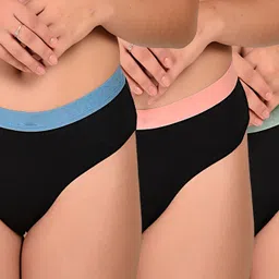 yana Pack of 3 Women Hipster Multicolor Panty-picture-13