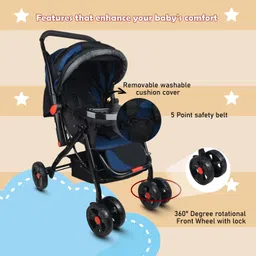 n2p baby pram/Stroller,easy fold ,for new born baby/kids,0-3 years. Pram image 3