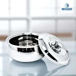 nexgen houseware Stainless Steel Double Wall Polyurethane Insulated Belly Hot-pot Serve Casserole Set-picture-20