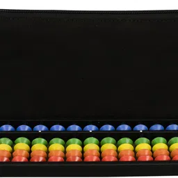 spillbox Abacus Math Learning Kit for Kids 13 Rod Colour with Canvas Black Pouch image 3