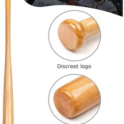 yash industries meerut YSIGLOBEL Heavy Duty Natural Wood Baseball Bat unisex baseball {natural Willow BaseballBat For 15+ Yrs-picture-27