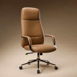green soul Oslo Vegan Leather Office Chair | Ergonomic Boss Chair | Scandinavian design Leatherette Office Executive Chair-picture-24