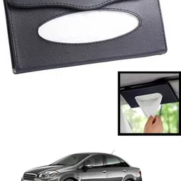 maties Universal Lightweight/Waterproof Leatherite Rectangle Black Tissue For Car-177 Vehicle Tissue Dispenser-picture-20