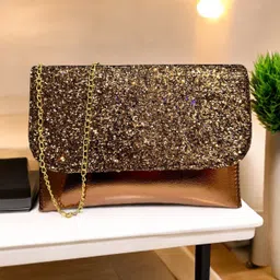 skorpio Casual Gold Clutch-picture-18