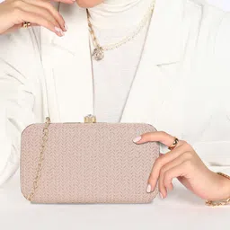 lavie Casual PinkClutch- Regular Size image 3