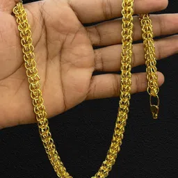 rkb sales 1 gm high quality gold plated men's chain Gold-plated Plated Alloy Chain-picture-21