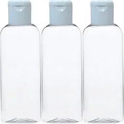 futura market 100ml Empty Bottle with FLIP TOP Cap for DIY Cosmetics, Toners, etc. (White Cap) 100 ml Bottle-picture-16