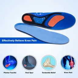 dr foot Orthotics for Knee Pain Insoles For Men & Women - 1 Pair - (Small Size) Gel Arch Orthotic Shoe Insole image 4