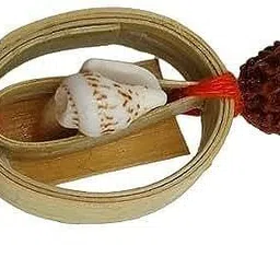 tej gifts Designer Hand Made Unique Eco Friendly Bamboo Assorted Rakhi Set image 1