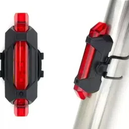 rebound USB Rechargeable Cycle Horn Light+Rechargeable Cycle taillight+DC bottle cage LED Front Rear Light Combo image 3