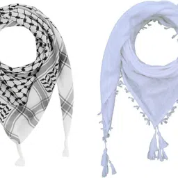 namal Printed Cotton Blend Men Multicolor Fancy Scarf, Scarf, Bluetooth Scarf, Stole-picture-38