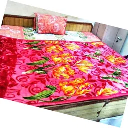 sanju corportion Printed Double Mink Blanket forHeavy Winter image 2