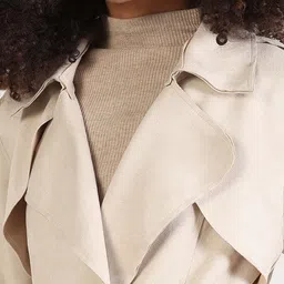 showoffff Suede Solid Coat For Women image 5