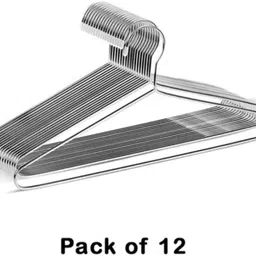 Space shaving Stainless Steel Hanger Steel Shirt Pack of 12 Hangers ForShirt-image-99